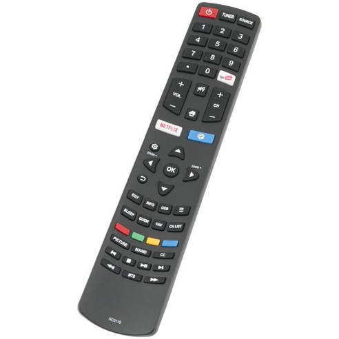 노 브랜드 새로운 원격 제어 RC311S TCL 스마트 LED LCD TV 06-531W52-TY01X 교체, 리모콘