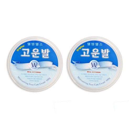 웰빙헬스팜 고운발 풋크림, 2개, 100g