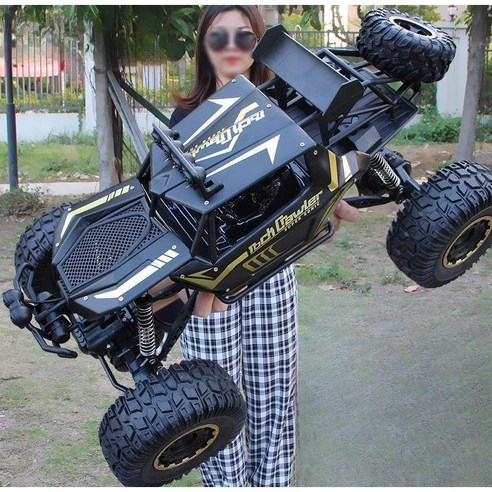 오프로드RC카 고속 원격 무선 제어 대형 RC카 4WD, B. 엘로우 RC카-46cm 6륜-4륜구동