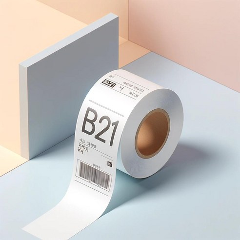 님봇 b21 라벨지 NIIMBOT B21 라벨프린터 전용라벨 님봇라벨지 투명 인텍스 복권, 1개, A-5) 화이트 50 x 30