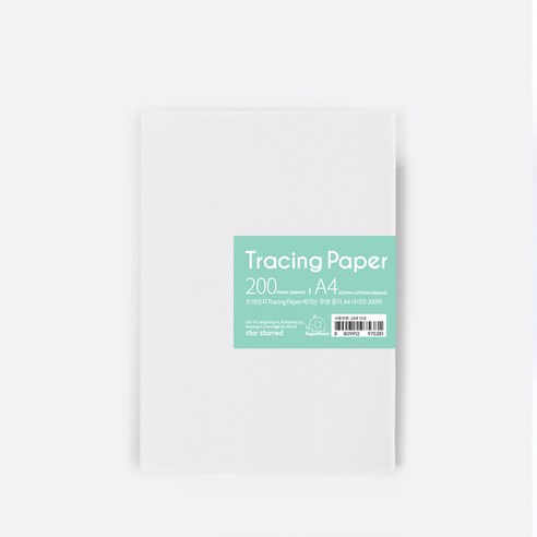 PaperPhant 트레싱지 Tracing Paper 베끼는 투명 종이, A3 사이즈 100매