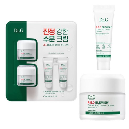 닥터지 레드 블레미쉬 클리어 수딩크림, 1개, 120ml