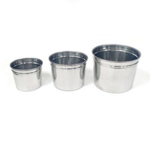 국산 업소용 스텐 뼈통 (소 중 대) 치킨 뼈통 집게통 BMP, 3개