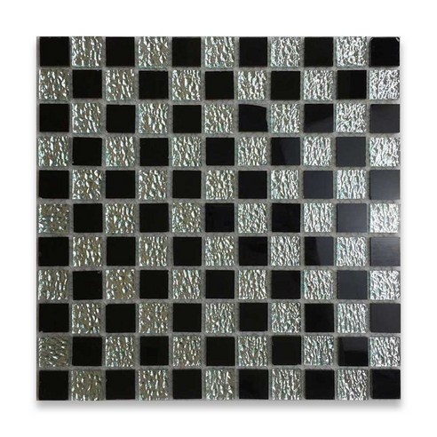유니 글라스모자이크타일 유리모자이크타일 30cm x 30cm, 10 체스(믹스), 1개
