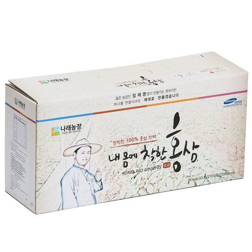 [산지직송] 내몸에 착한 홍삼액, 60포, 90ml, 1개