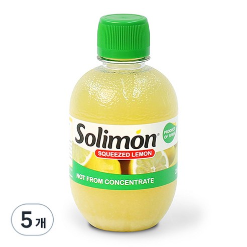솔리몬 스퀴즈드 레몬즙, 990ml, 4개