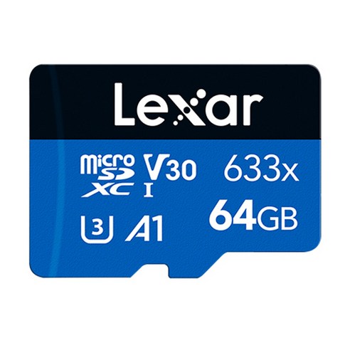 렉사 메모리 카드 SD 마이크로 고프로 블랙박스 High-Performance microSDXC UHS-I 633배속, 32GB, 1개