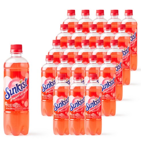 해태htb 썬키스트 자몽소다, 350ml, 20개