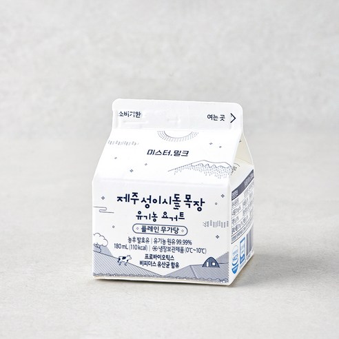 제주성이시돌목장 요거트, 180ml, 4개