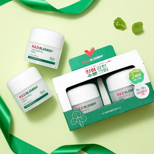 레드 블레미쉬 클리어 수딩 크림 50ml 듀오 선물하기 세트 (온라인전용), 1개