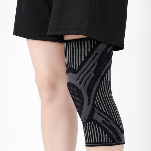 CRNM 슬개골 2중 무릎 보호대 보호패드와 더블 사이드 지지대 고급형 제품 Knee Patella double layer support, 1개