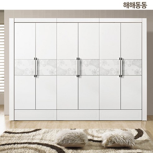 해해동동 해바라기9자 장롱세트(88), 화이트