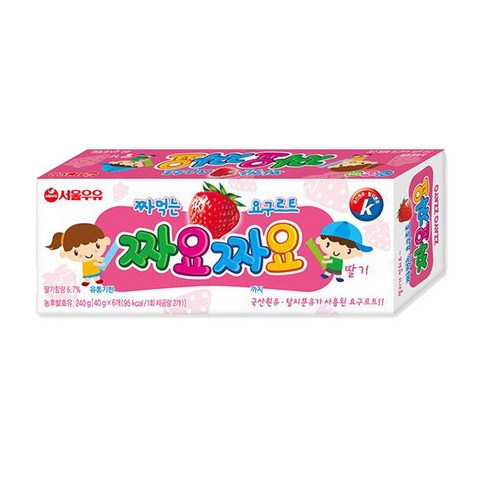 짜요딸기맛 짜요짜요 딸기맛40g X 18입 아이스포장무료, 40g, 3개