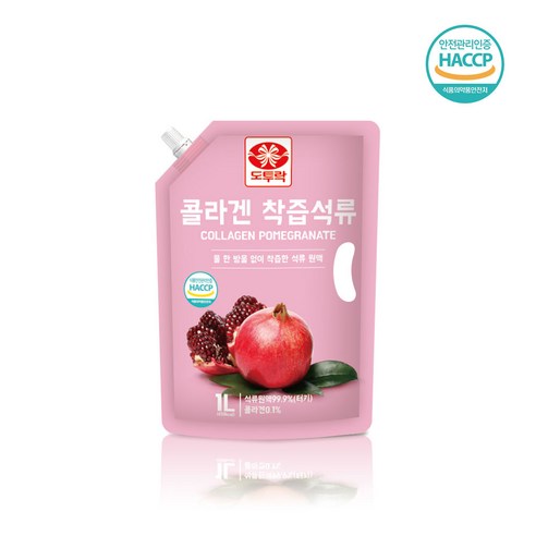 도투락 콜라겐 착즙석류 원액 1000ml 3팩, 3개