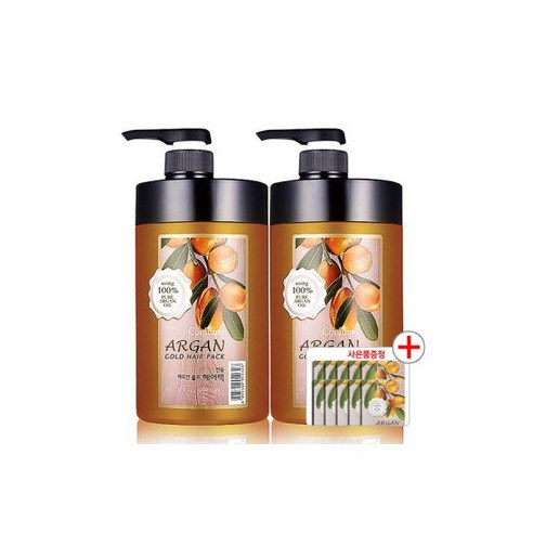 아르간 골드 헤어팩 1000ml 1+1 총 2000ml+파우치10매 과일나라, 아르간 골드 헤어팩 1000ml 1+1 / 총 2000