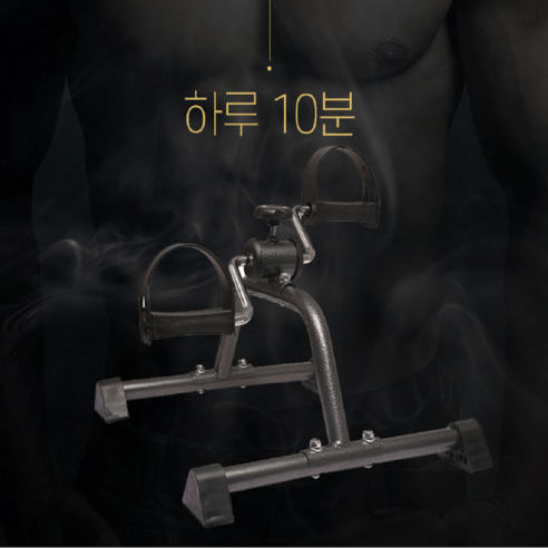 산들숲 가정용 실내사이클 좌식헬스 자전거 바이크 홈트헬스사이클, ▶ 블랙