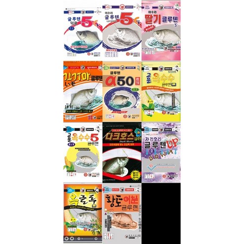 중앙어수라민물낚시글루텐떡밥 20000원이상 구매시 택배비 무료, 펠렛어분글루텐, 1개