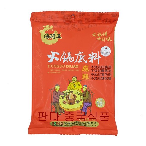 판다중국식품 하이치왕 샤브소스 마라맛, 180g, 3개