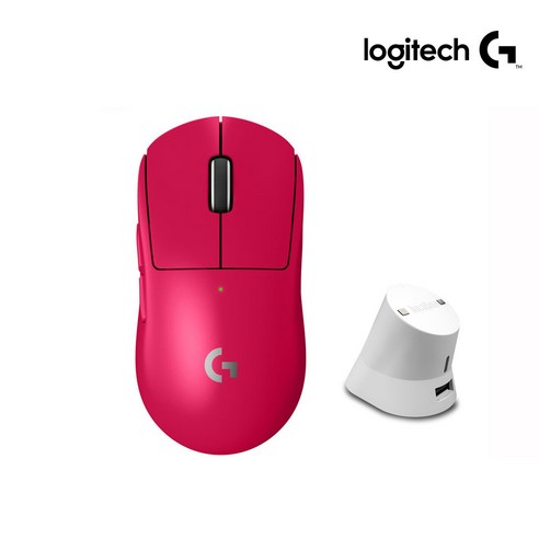 로지텍코리아 로지텍 G PRO X SUPERLGIHT 2 + 무선 충전독 세트 지슈라2 충전 세트, 블랙 세트
