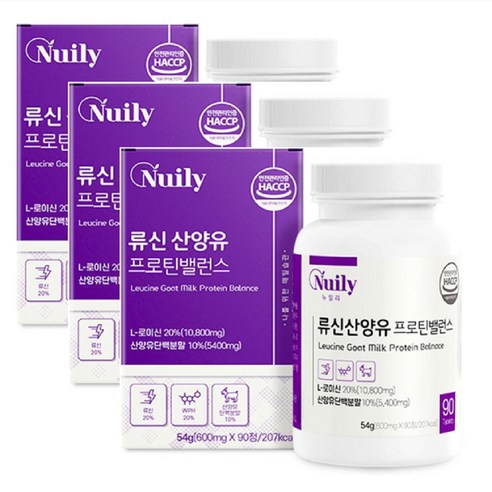 뉴일리 류신 산양유 프로틴밸런스 단백질 뉴신 루신 로이신, 54g, 1개