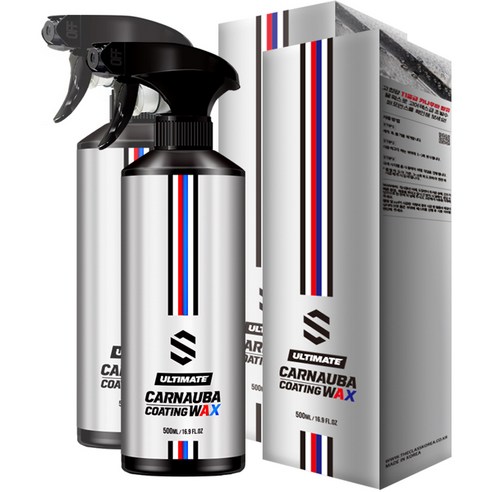 더클래스 얼티밋 카나우바 코팅왁스 퀵디테일러, 2개, 500ml