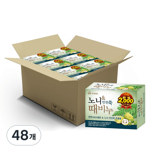 무궁화 노니 인진쑥 때비누 90g, 6개