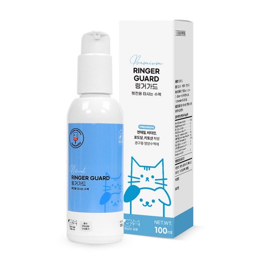 멍냥이랑 링거가드 마시는 영양수액제 100ml, 4개