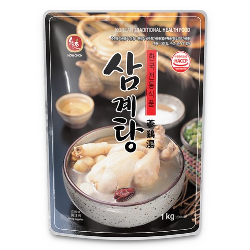 하우촌 삼계탕, 1kg, 3개