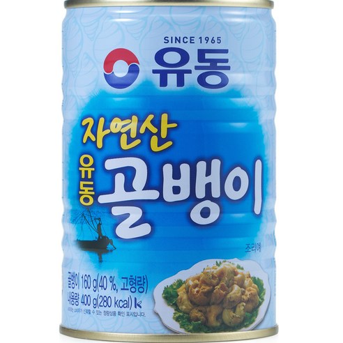 유동 자연산 골뱅이 통조림, 300g, 1개