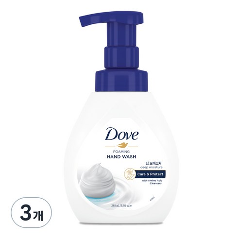 도브 포밍 핸드워시 딥 모이스처 시그니처향, 240ml, 4개