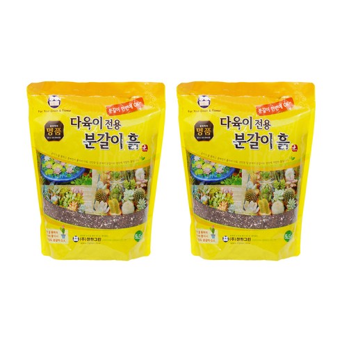화분월드 다육이 전용 분갈이흙, 1개, 2L