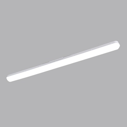 비츠온 등기구 LED 일자등 플리커프리 45W, 화이트(바디), 주광색(전구)