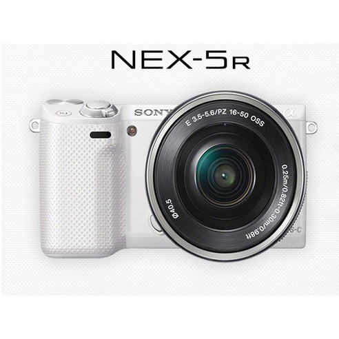 소니 알파NEX-5R + 16~50mm 렌즈포함 VINE, 화이트