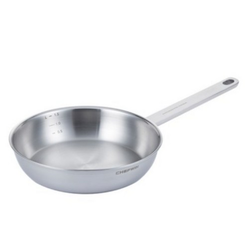 쉐프윈 316 스텐 통5중 후라이팬 3.5mm 인덕션 IH, 316STS 26cm 쏘테후라이팬, 1개