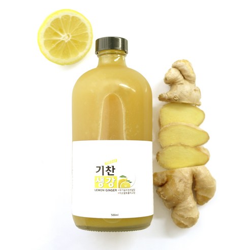 레몬생강청 650g 원당생강청 착즙생강청 수제생강차 생강진액 레몬진저 생강레몬에이드, 레몬생강 페트병 650g, 1개, 1개입