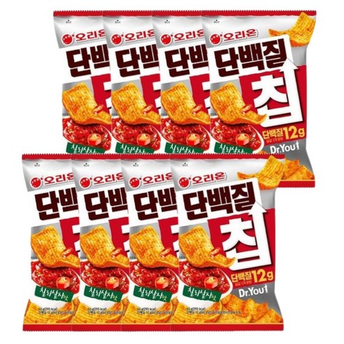 오리온 닥터유 단백질칩 칠리살사맛 60g 단백질과자, 16개