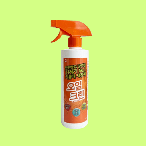 주방 후드 기름때 제거 제거제 클리너 찌든때 청소 오븐 그릴 불판 가스렌지, 500ml