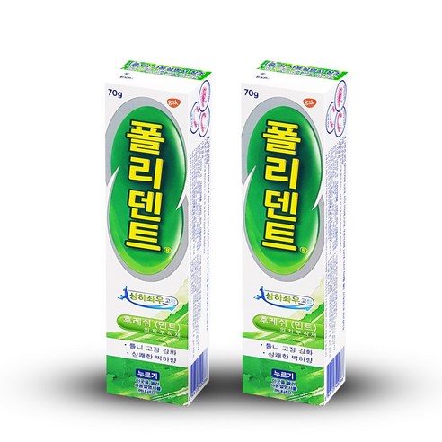 글락소스미스클라인 후레쉬 민트 의치 부착재 70g 수인12-678호, 1개입, 1개