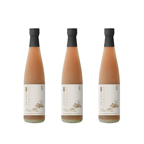 청숨 통째로 갈아만든 생강, 9개, 500ml