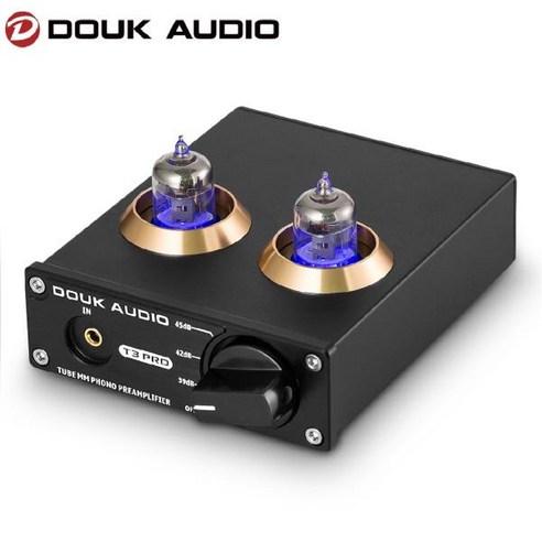 Douk Audio T3 PRO 미니 MM 포노 스테이지 턴테이블 진공관 프리앰프