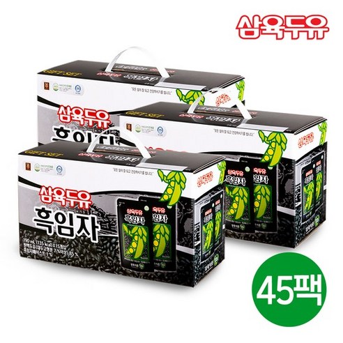삼육두유 흑임자 파우치 190ml 60팩, 60개