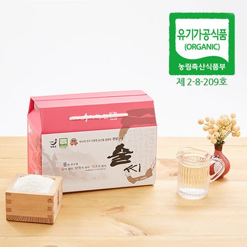 [수미지인]술씨 DIY막걸리 막걸리키트 500g / 유기농 / 유기가공인증 / 소금나무 / YTN신농비 / 유기농막걸리, 1개