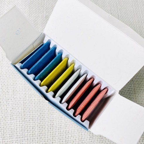 핀쿠션 TAILORS' CHALK)컬러초크 사각초크세트 (10pcs), 10개
