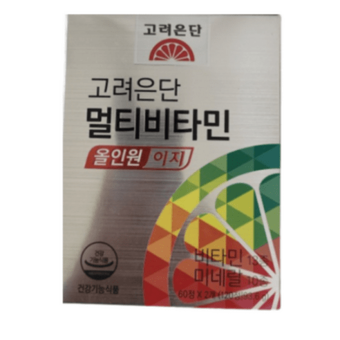 고려은단 멀티비타민 올인원 이지 120정, 3개