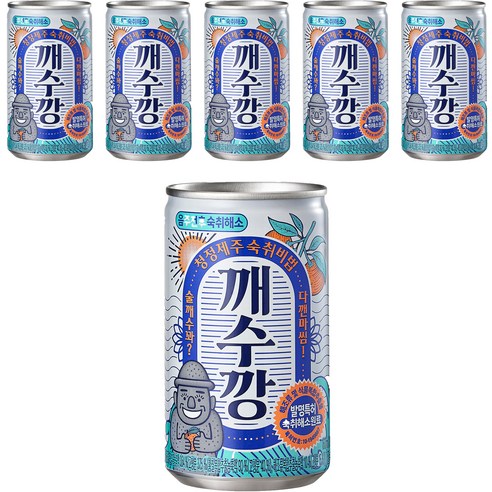 깨수깡 숙취해소음료, 160ml, 12개