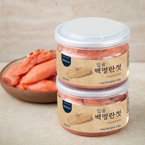 입술 백명란젓갈, 400g, 1개