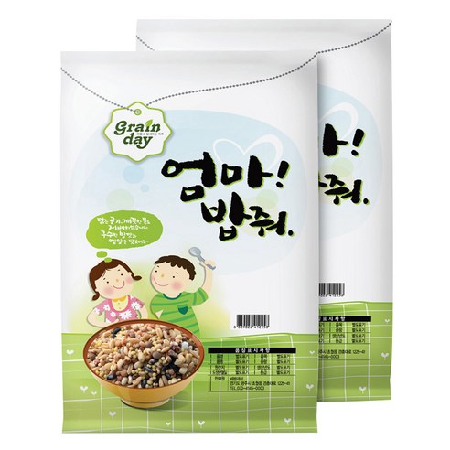 엄마밥줘 25곡 혼합잡곡, 10kg, 2개