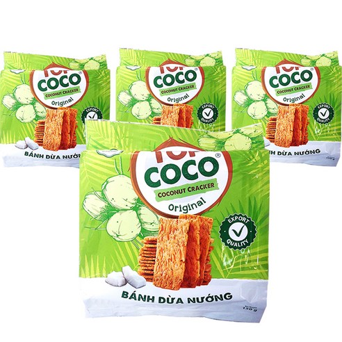 타이 빈 다낭 코코넛크래커, 180g, 2개