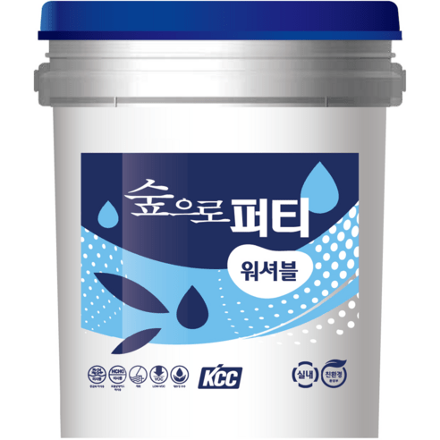 라이크잇 KCC 숲으로 퍼티워셔블 5kg, 화이트, 8개