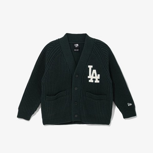 [뉴에라][키즈]MLB 쿠퍼스타운 가디건 카디건 LA 다저스 다크 그린(13371351)